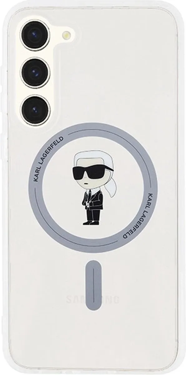 Karl Lagerfeld IML Ikonik MagSafe Hoesje - Samsung Galaxy S24+ - Transparant - afbeelding 6 van 6