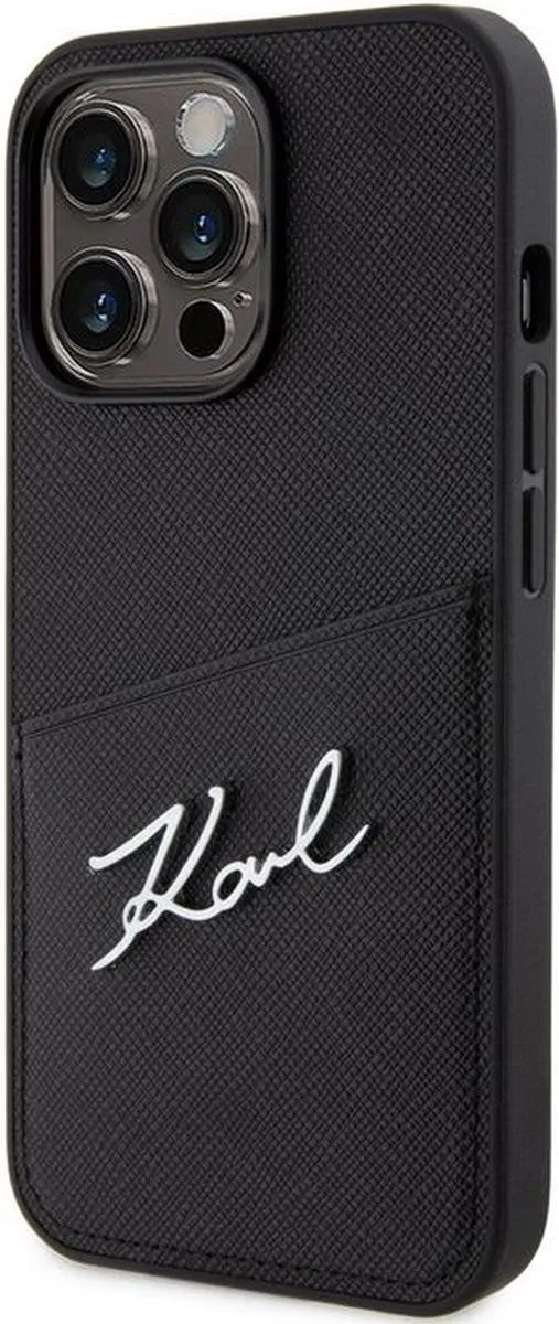 Karl Lagerfeld Saffiano Card Back Case KLHCP13MSCBK
