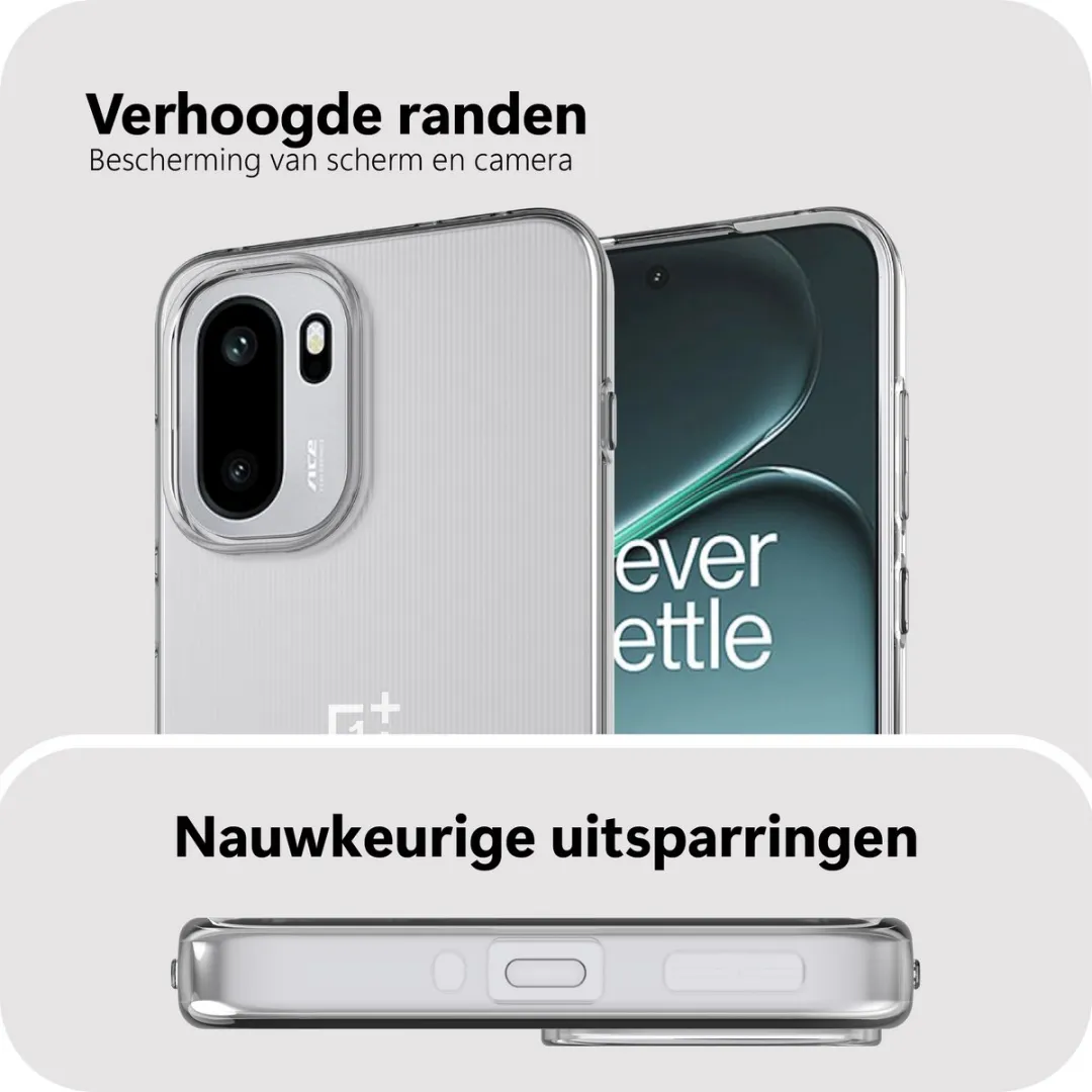Just in Case Hoesje OnePlus 15R MON2829KL0L - Transparant