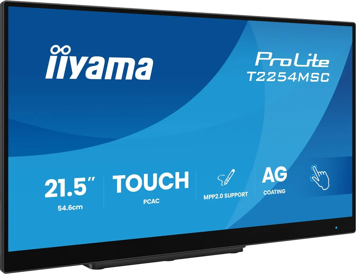 iiyama T2254MSC-B2AG Monitor Full HD 22" - Zwart