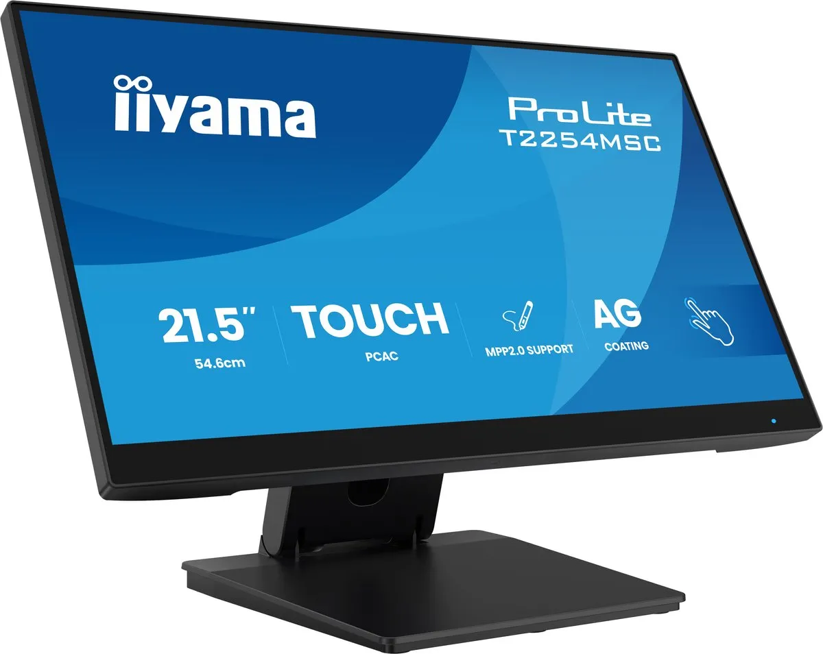 iiyama T2254MSC-B2AG Monitor Full HD 22" - Zwart