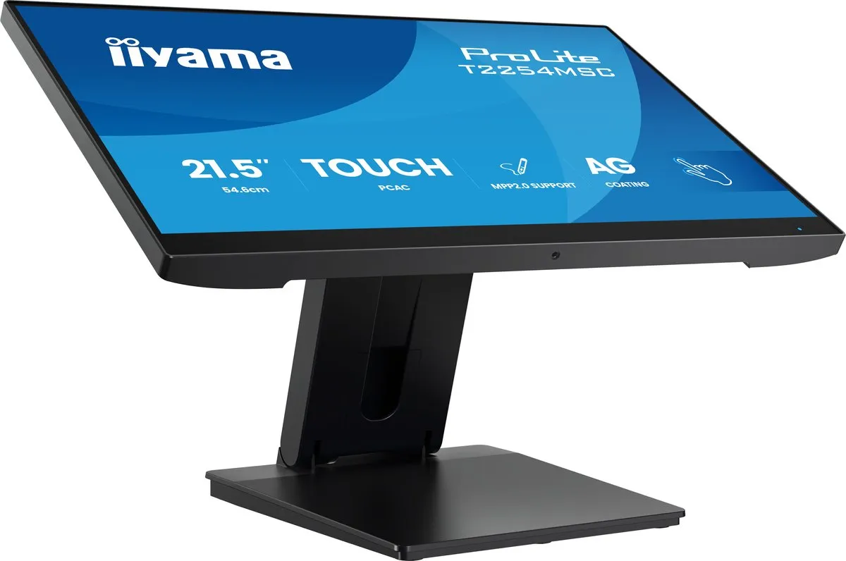 iiyama T2254MSC-B2AG Monitor Full HD 22" - Zwart - afbeelding 6 van 6