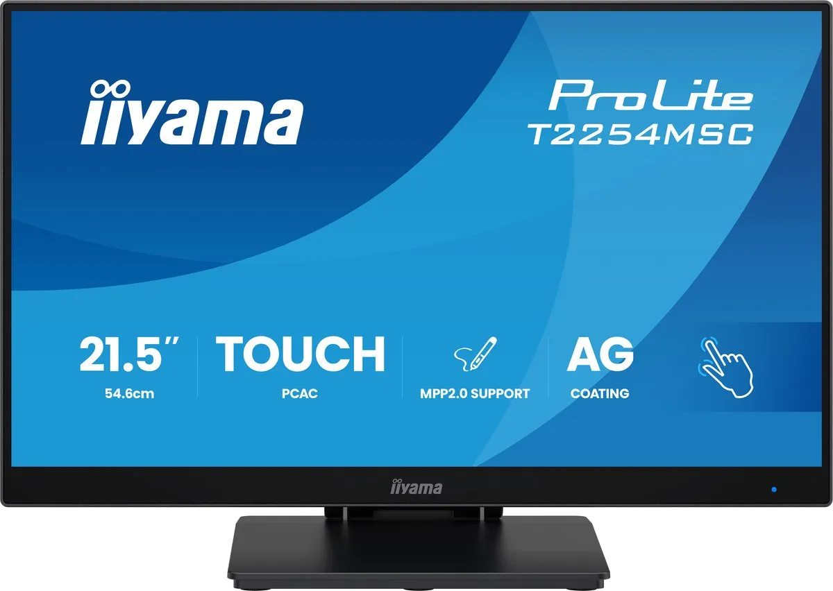 iiyama T2254MSC-B2AG Monitor Full HD 22" - Zwart