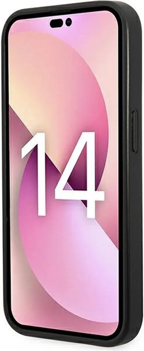 Karl Lagerfeld iPhone 14 Pro Max Hoesje Saffiano Choupette - Zilver