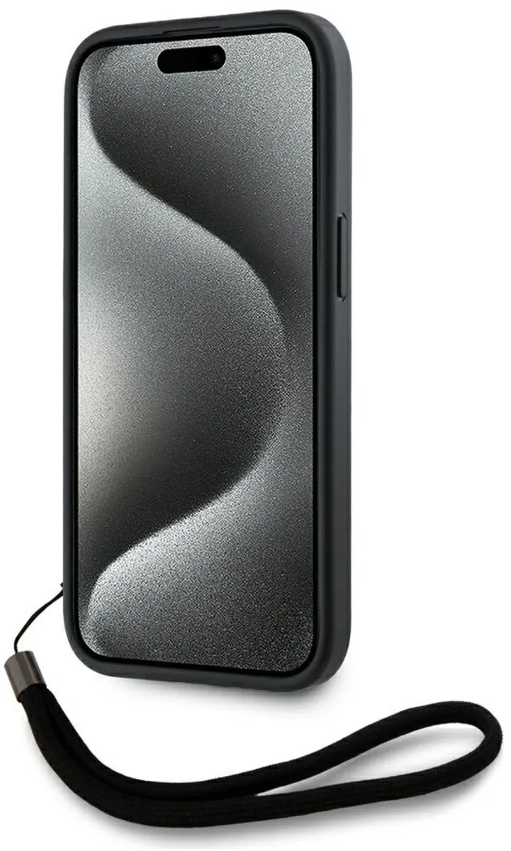 Karl Lagerfeld Hoesje iPhone 15 Stripes - Transparent