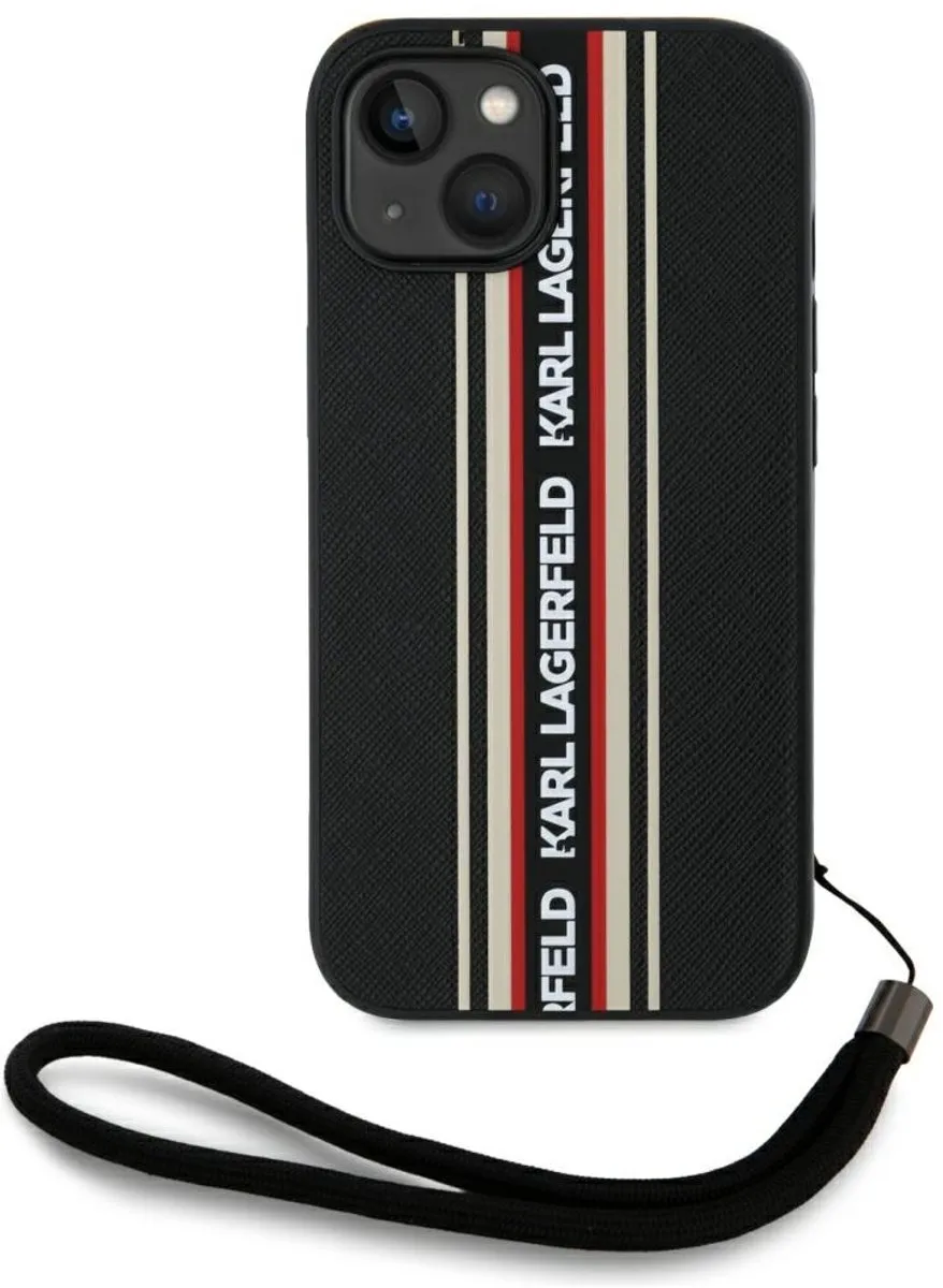 Karl Lagerfeld Hoesje iPhone 15 Stripes