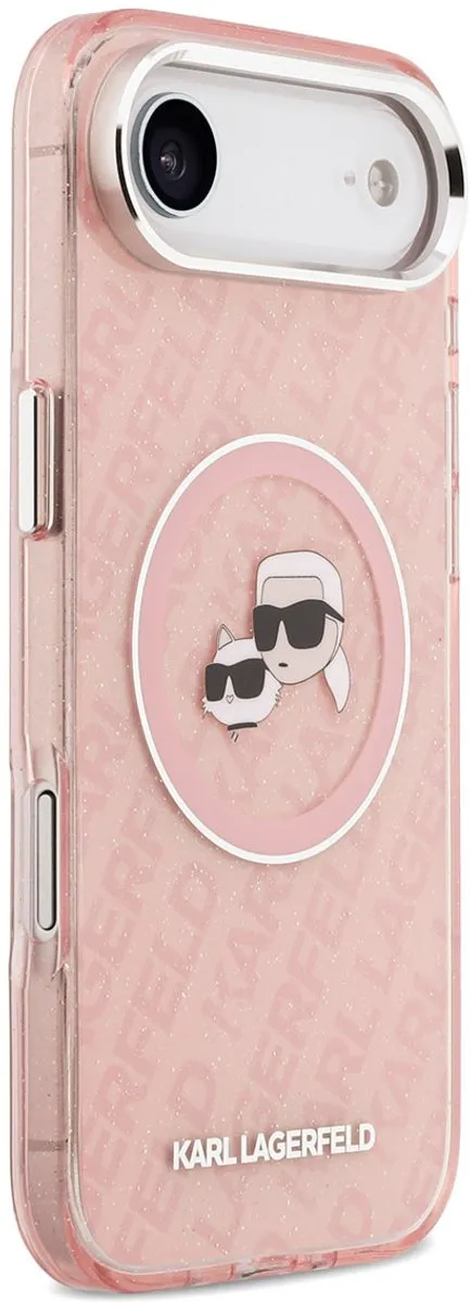 Karl Lagerfeld iPhone 17 Air Hoesje - MagSafe - Roze