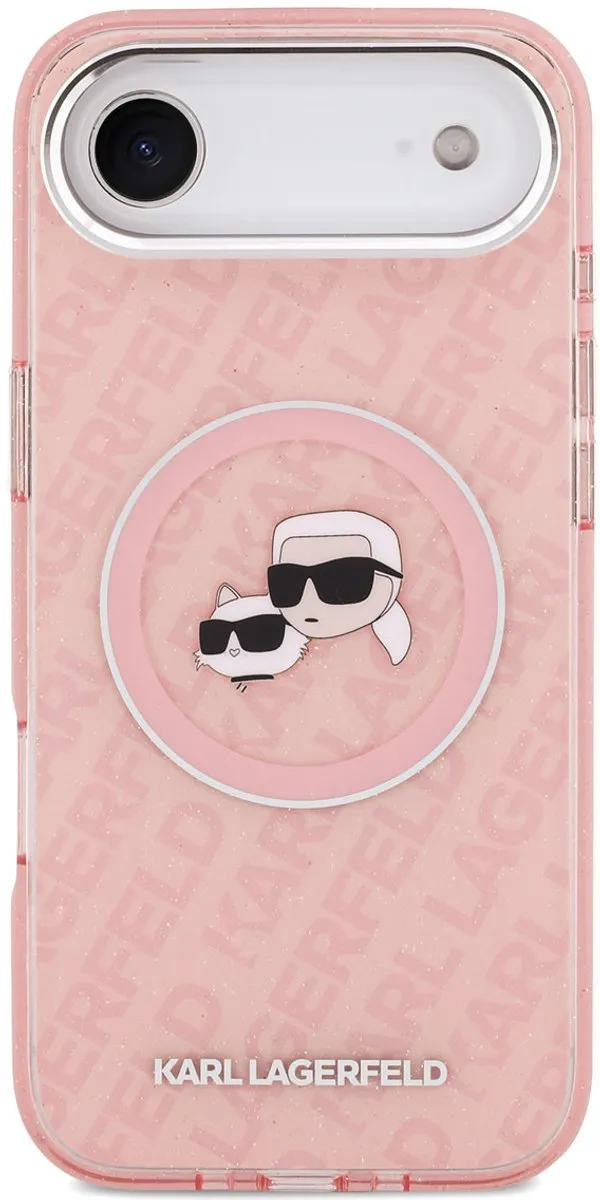 Karl Lagerfeld iPhone 17 Air Hoesje - MagSafe - Roze
