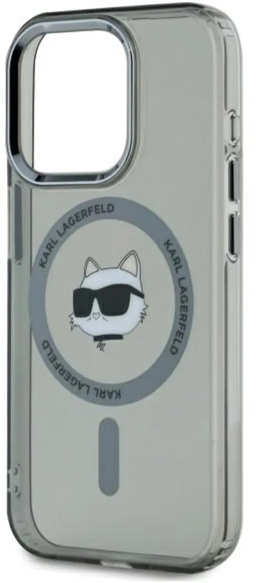 Karl Lagerfeld MagSafe Hoesje iPhone 15 Pro Max Tweety - Zwart KLHMP15XHLSCHK