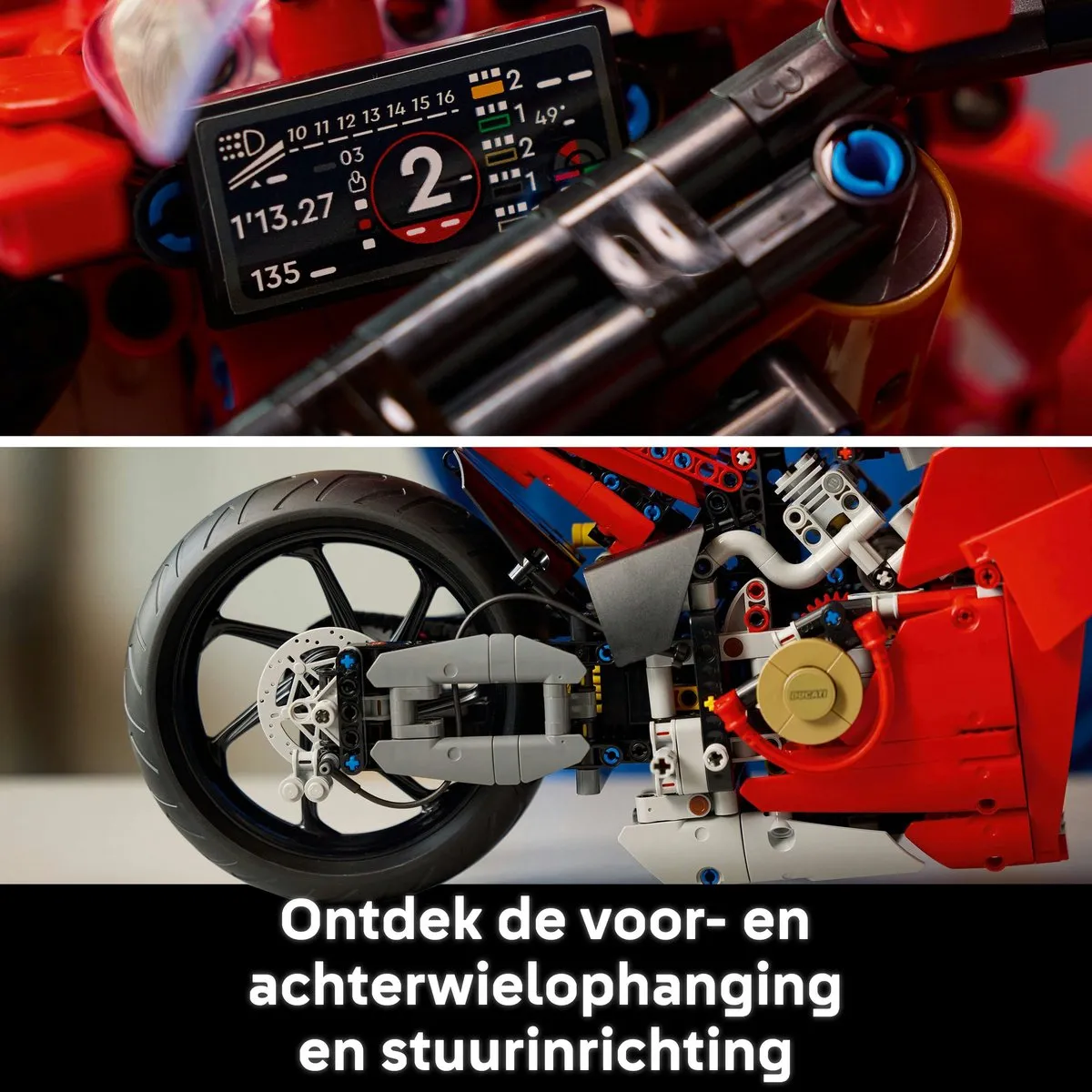 LEGO Technic Ducati Panigale V4 S 42202 - 1603 Stukken - Meerkleurig