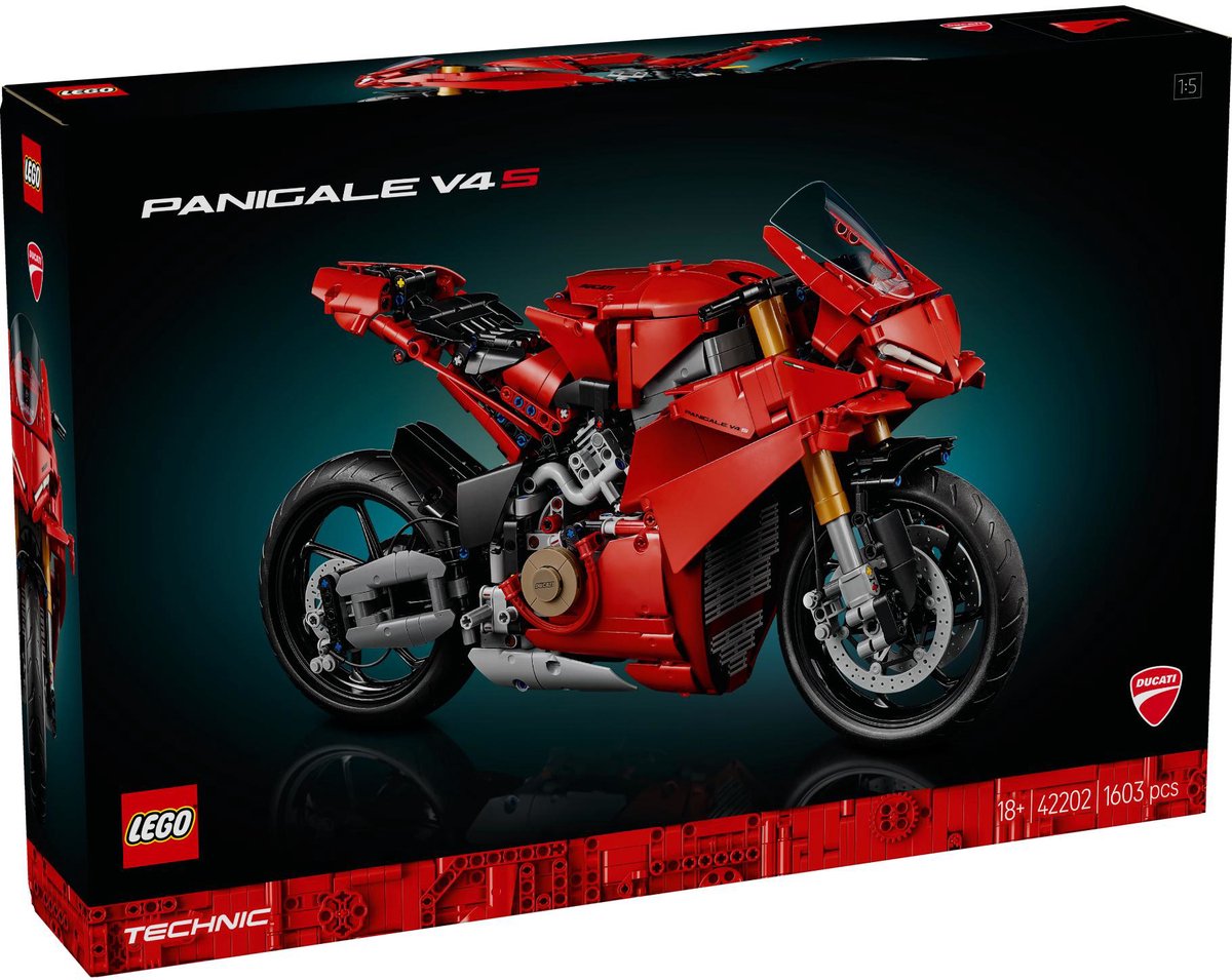 LEGO Technic - Ducati Panigale V4 S motor - 42202