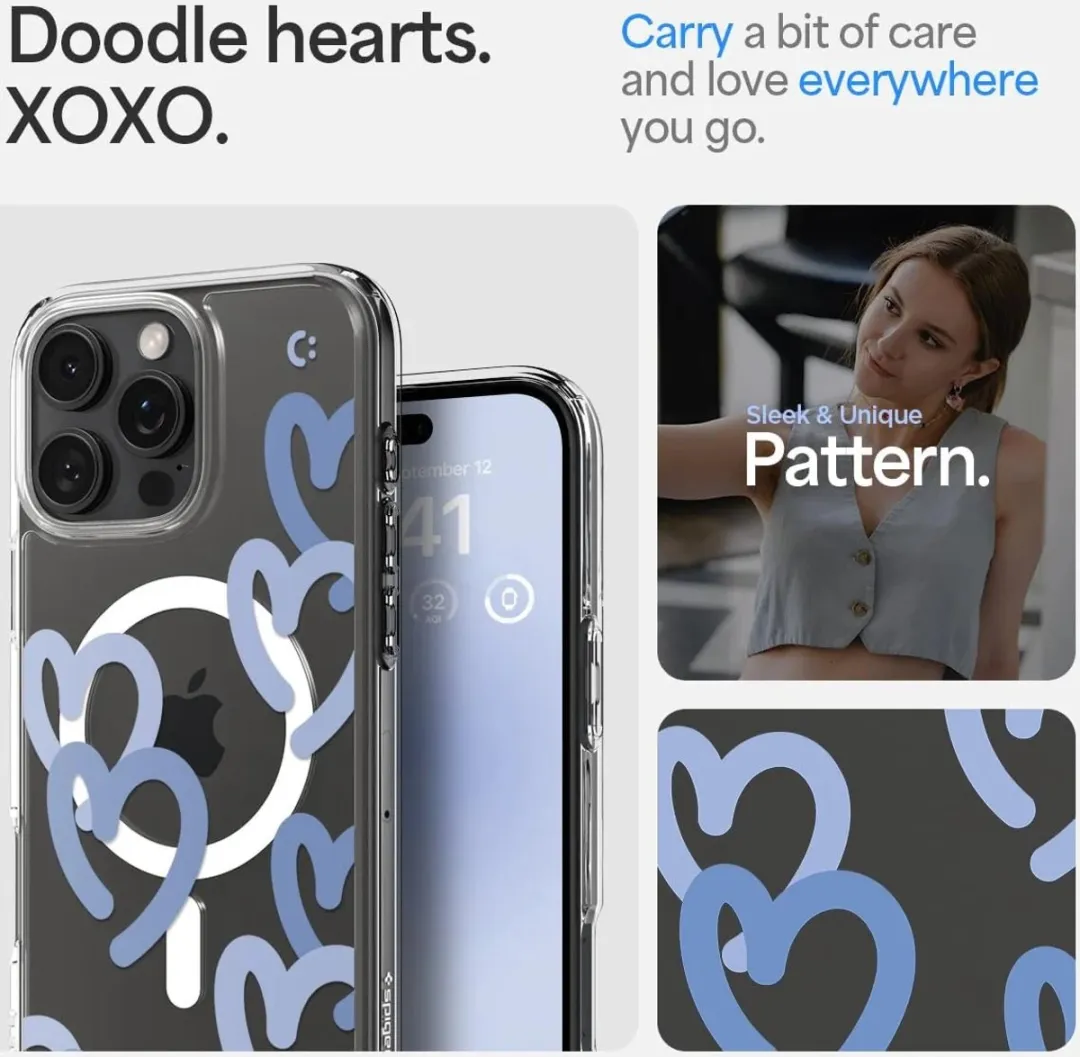Spigen Ultra Hybrid Hoesje - iPhone 16 Pro Max - MagSafe - Denim