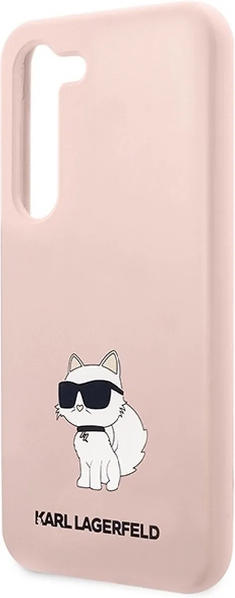 Karl Lagerfeld KLHCS23MSNCHBCP Hardcase - Roze - Samsung Galaxy S23 Plus
