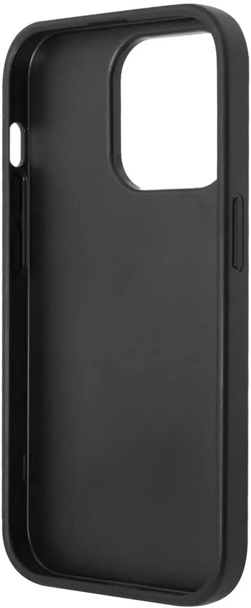 Karl Lagerfeld iPhone 14 Pro Hoesje Saffiano Zilver