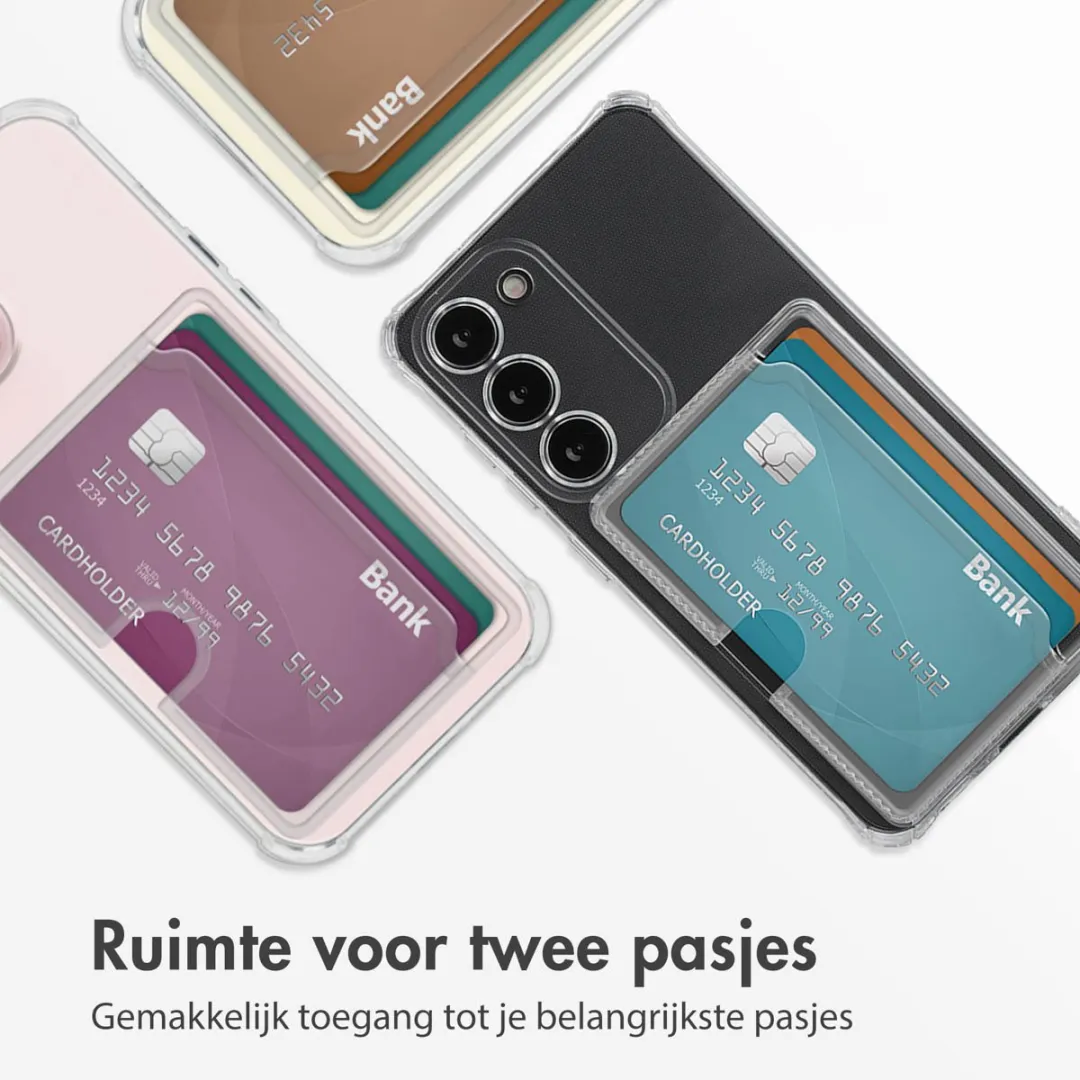 Imoshion Hoesje Samsung Galaxy S23 - 2 Pasjes - Transparant