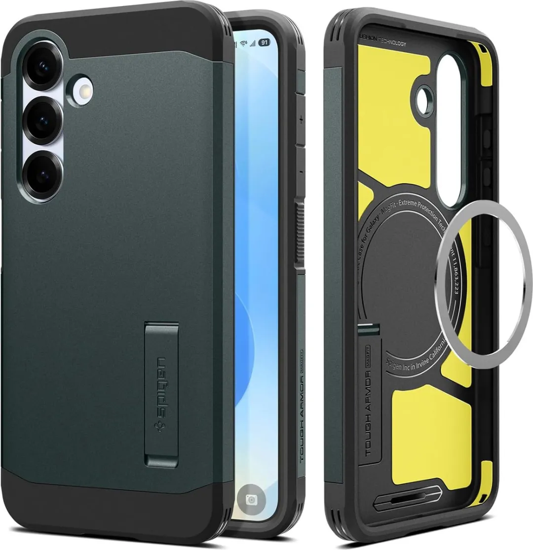 Spigen Tough Armor MagFit Hoesje Groen