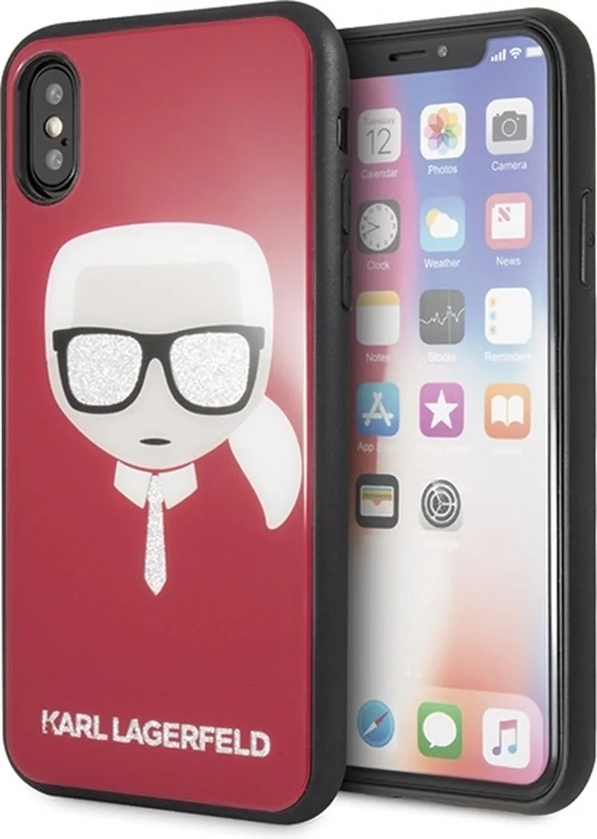 Karl Lagerfeld KLHCPXDLHRE iPhone X/Xs Hoesje