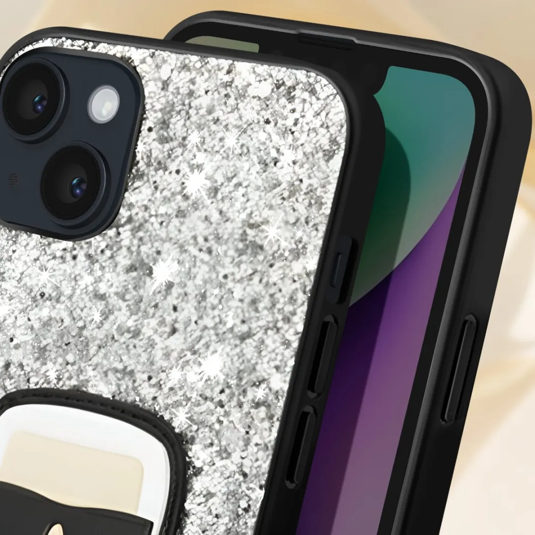 Karl Lagerfeld Ikonik Hardcase iPhone 14 Plus H7402 - Zilver