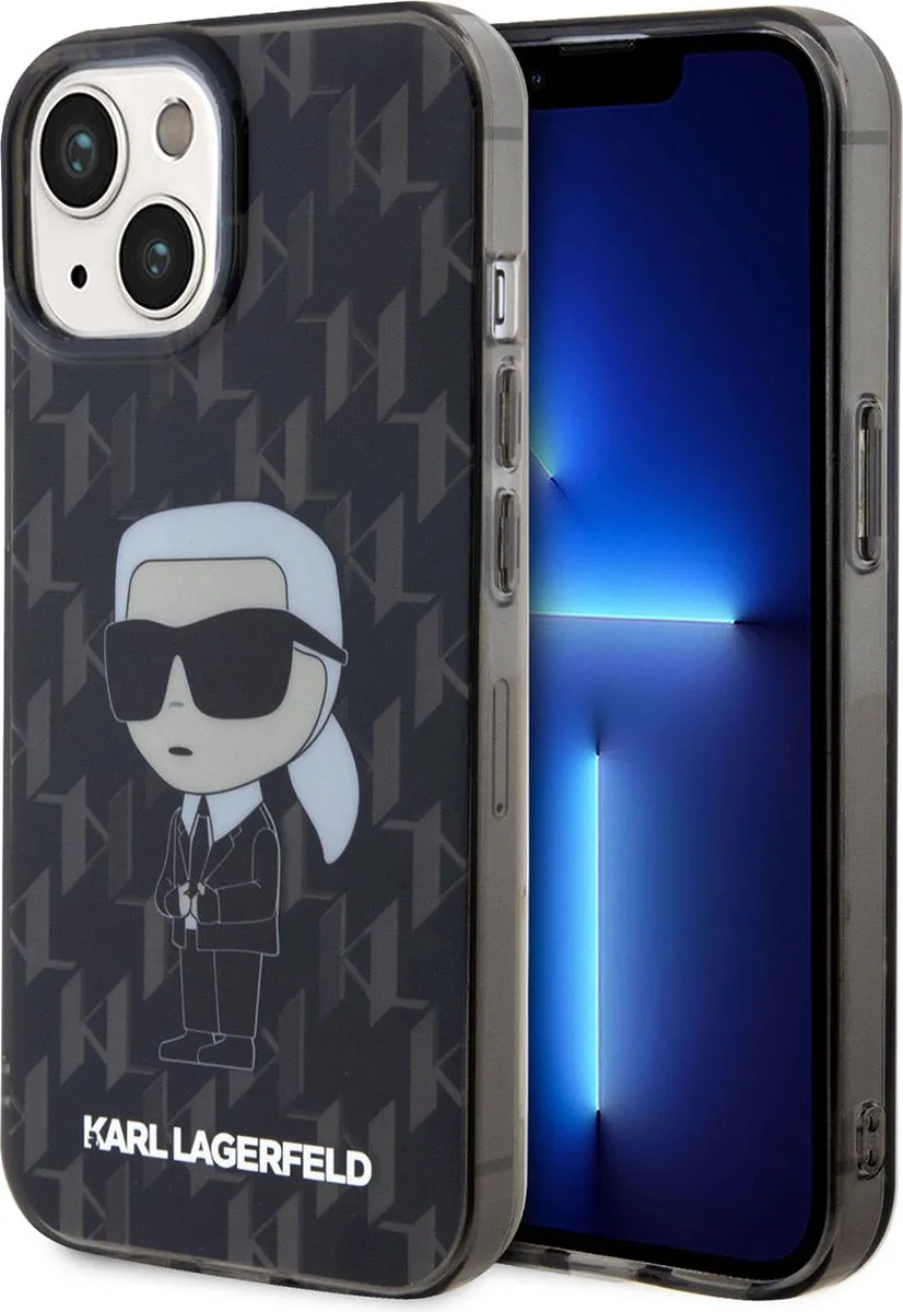 Karl Lagerfeld iPhone 15 Hardcase Backcover Ikonik Monogram