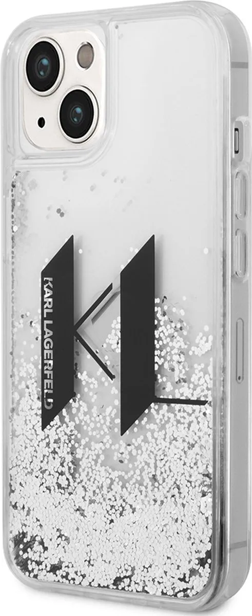 Karl Lagerfeld iPhone 14 Backcase - Effen Zilver