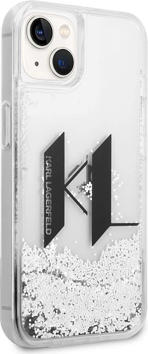 Karl Lagerfeld iPhone 14 Backcase - Effen Zilver