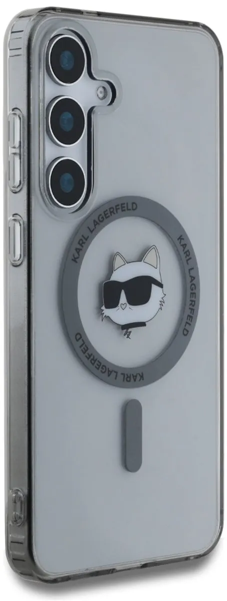 Karl Lagerfeld Knop Choupette Hoesje Samsung Galaxy S25 - Transparent