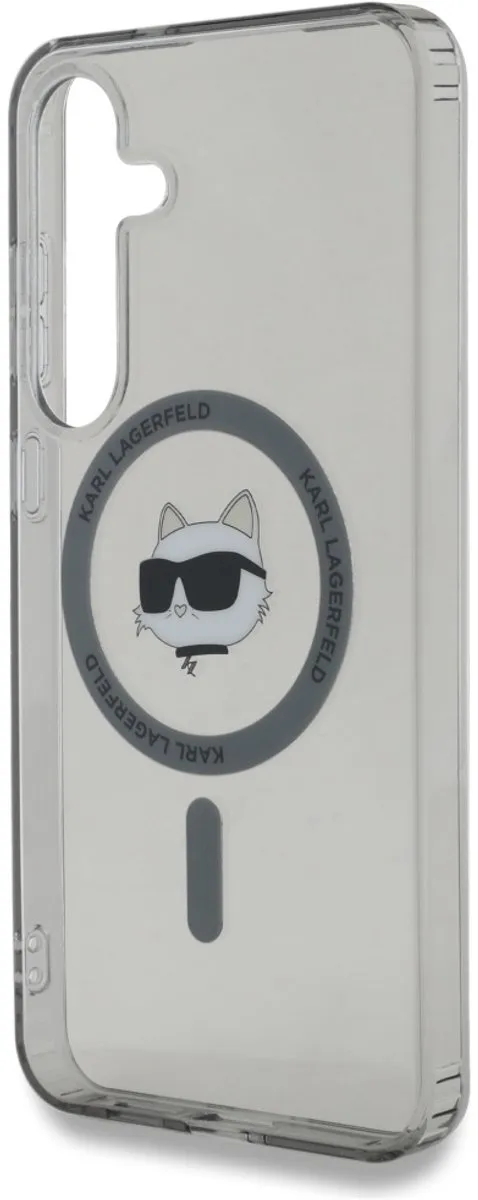 Karl Lagerfeld Knop Choupette Hoesje Samsung Galaxy S25 - Transparent