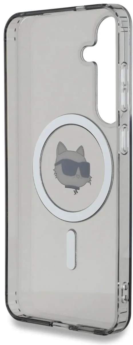 Karl Lagerfeld Knop Choupette Hoesje Samsung Galaxy S25 - Transparent