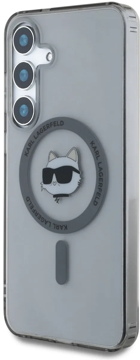 Karl Lagerfeld Knop Choupette Hoesje Samsung Galaxy S25 - Transparent - afbeelding 6 van 6