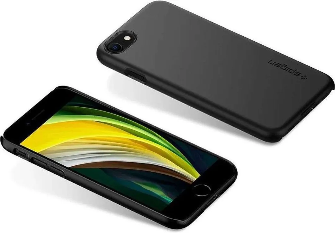 Spigen ACS00811 Hoesje iPhone SE (2020) - Zwart