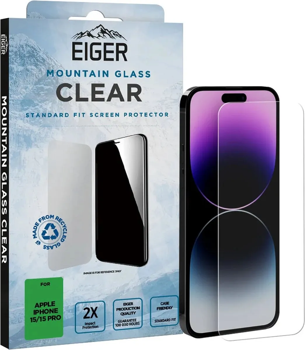 Spigen iPhone 15/15 Pro Schermbeschermer
