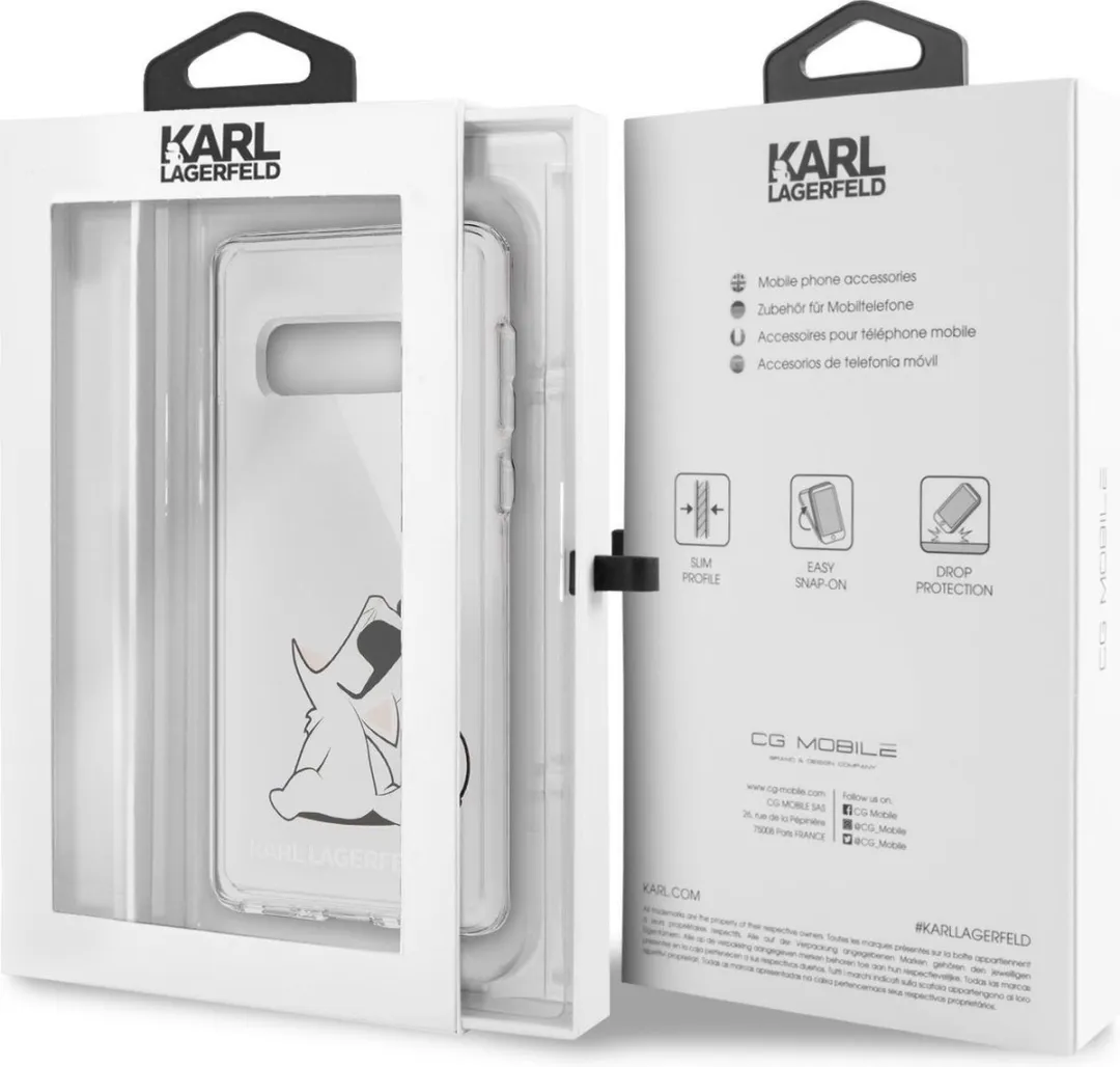 Karl Lagerfeld Choupette Hoesje Galaxy S10e - Transparant - S202-12