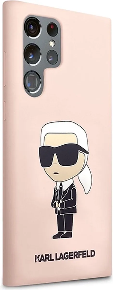 Karl Lagerfeld KLHCS23LSNIKBCP Hoesje - Roze - Universeel