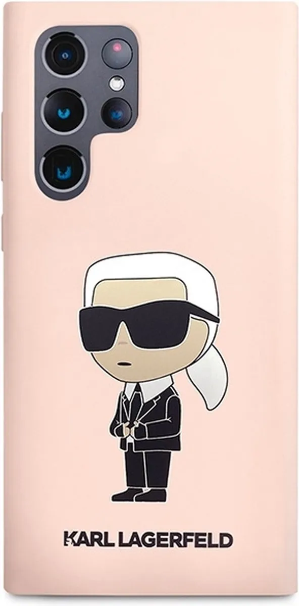 Karl Lagerfeld KLHCS23LSNIKBCP Hoesje - Roze - Universeel