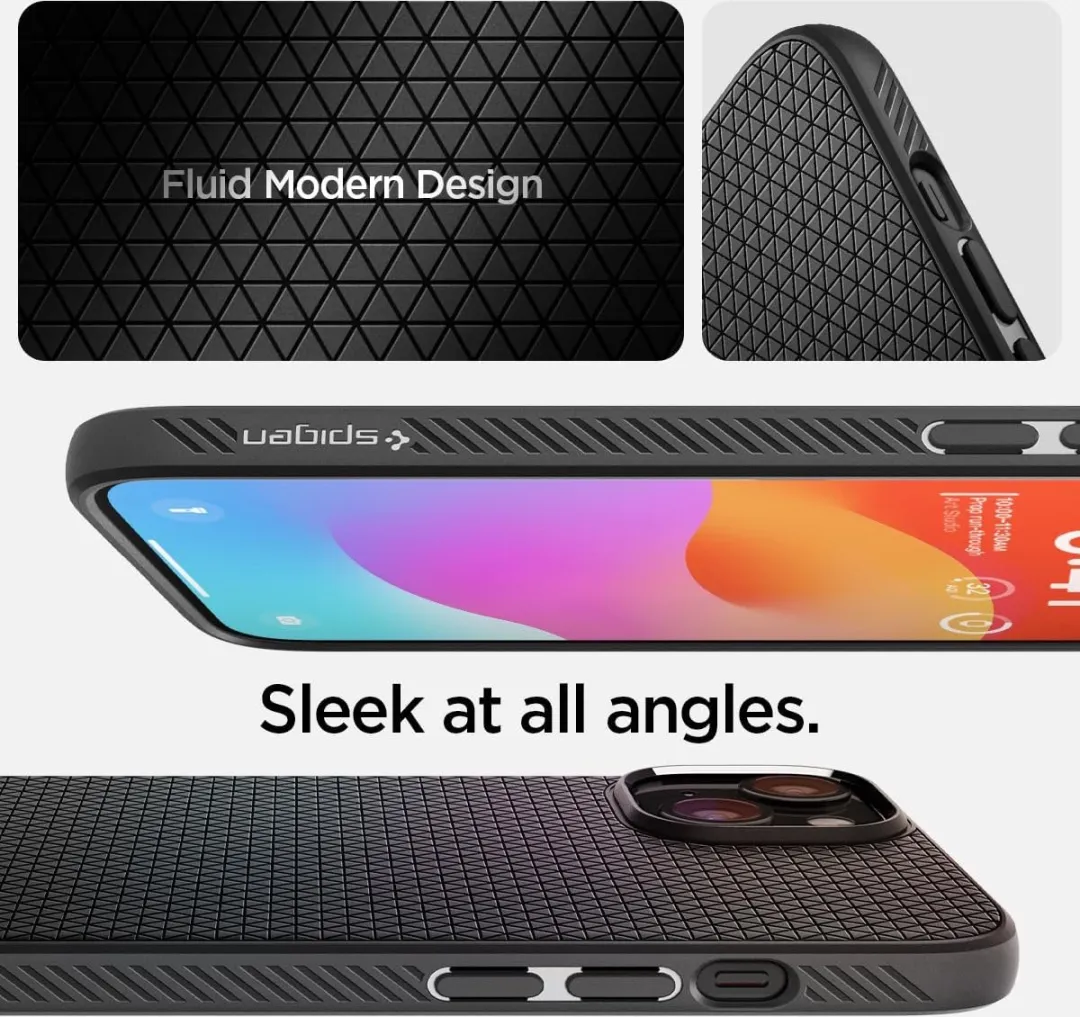 Spigen Liquid Air iPhone 15 Hoesje - Zwart