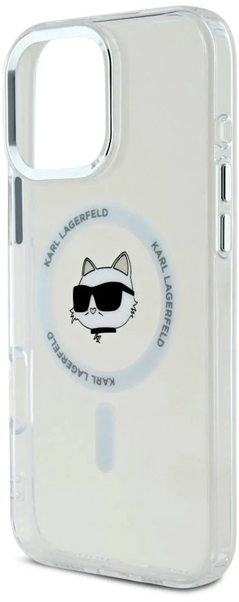 Karl Lagerfeld MagSafe Hoesje KLHMP16LHLSCHH - iPhone 16 Pro - Tweety Transparant