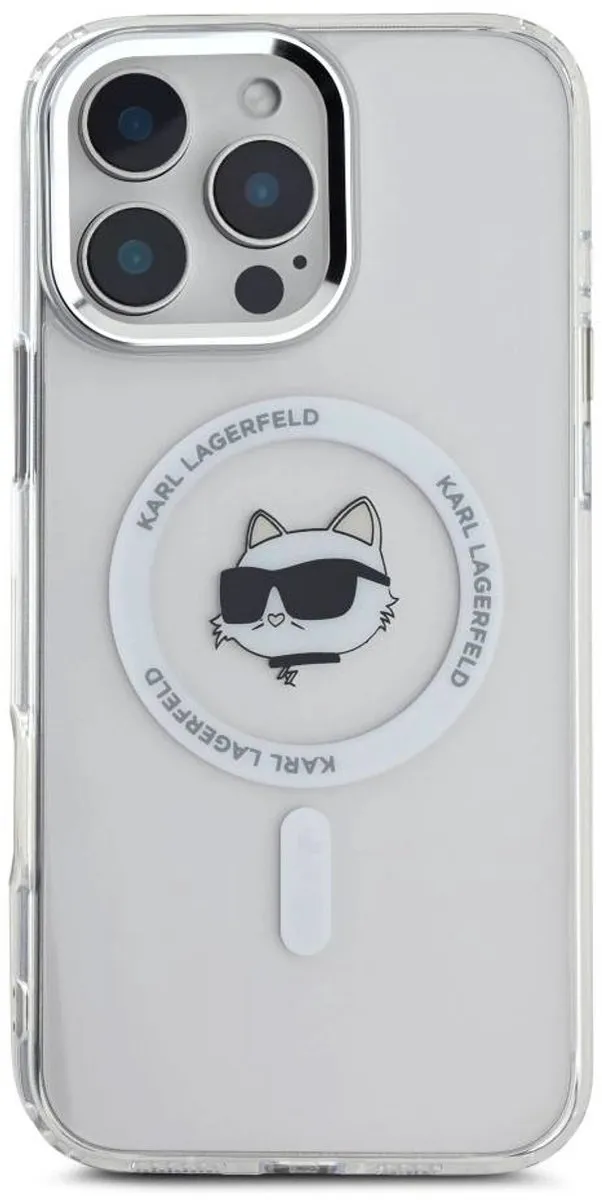 Karl Lagerfeld MagSafe Hoesje KLHMP16LHLSCHH - iPhone 16 Pro - Tweety Transparant