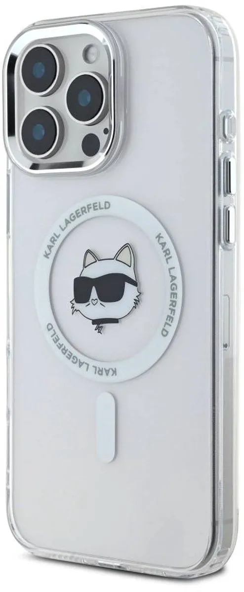 Karl Lagerfeld MagSafe Hoesje KLHMP16LHLSCHH - iPhone 16 Pro - Tweety Transparant