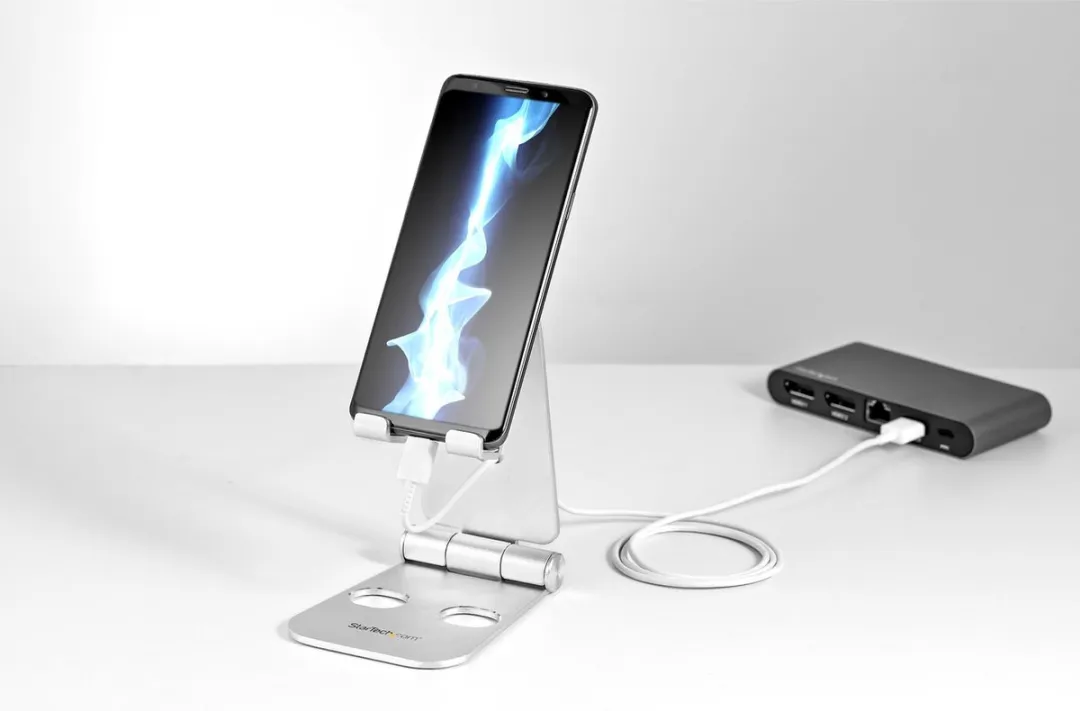 Startech USPTLSTND Opvouwbare Smartphone/Tablet Houder - 33" - Metaal - afbeelding 6 van 6