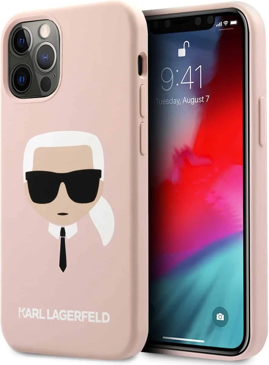 Karl Lagerfeld Silicone iPhone 13 Pro Hoesje