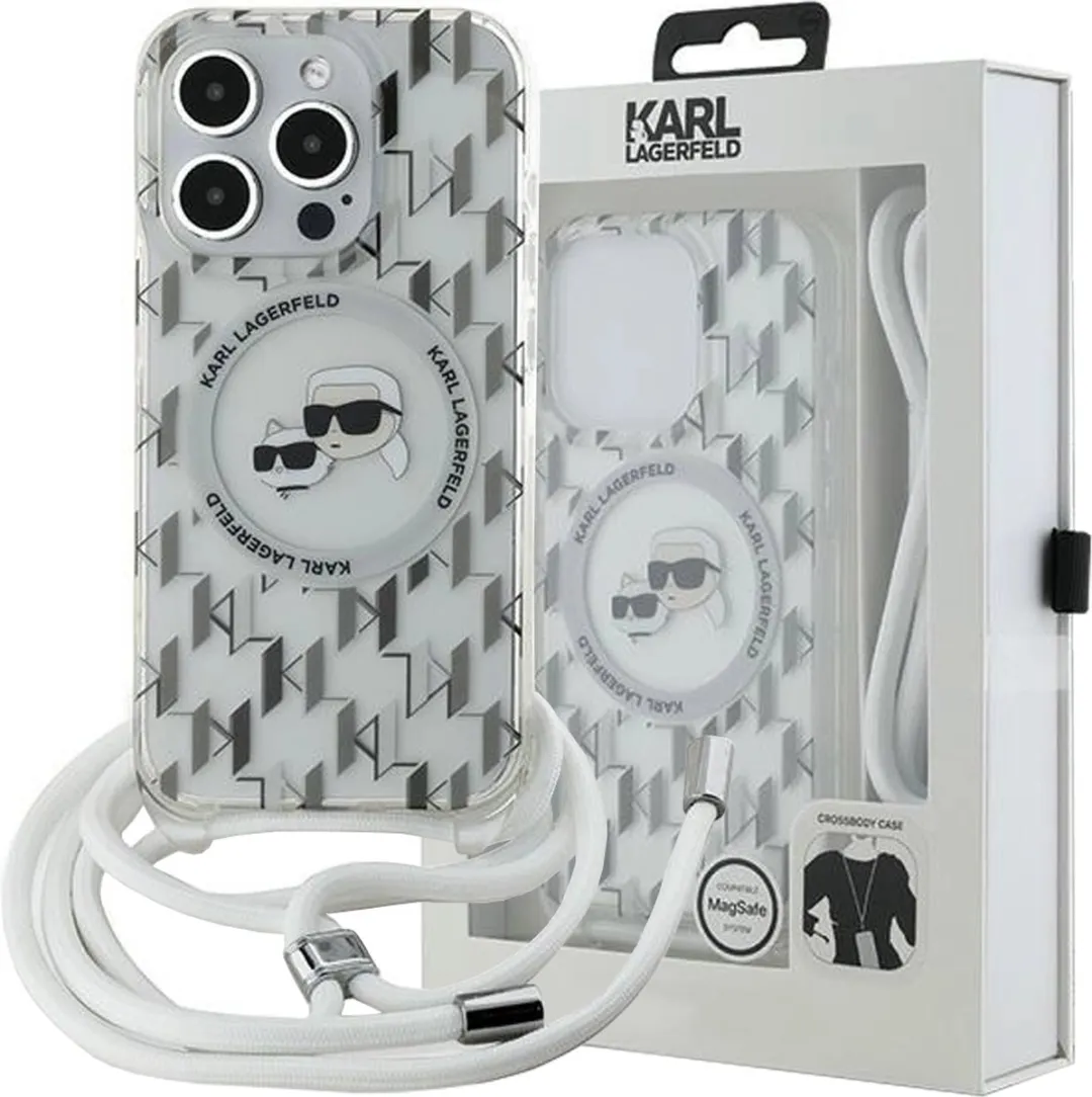 Karl Lagerfeld IML Crossbody Monogram MagSafe Hoesje iPhone