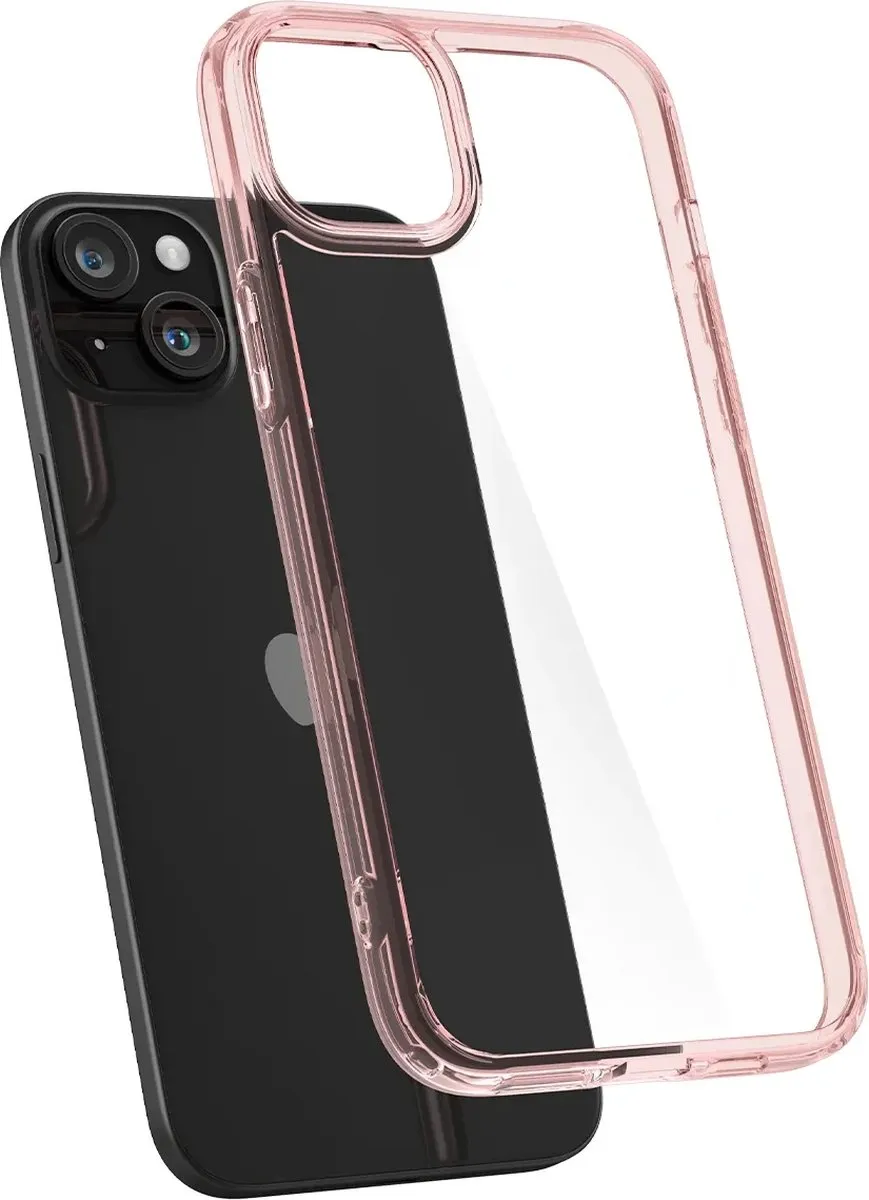 Spigen iPhone 15 Pro Hybrid Back Cover - Roze