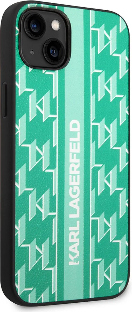 Karl Lagerfeld iPhone 14 Plus Hoesje - Effen Groen