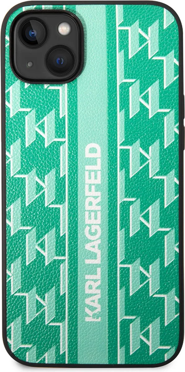 Karl Lagerfeld iPhone 14 Plus Hoesje - Effen Groen