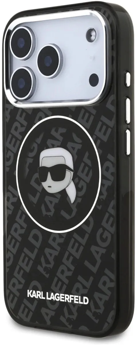 Karl Lagerfeld iPhone 17 Pro Hoesje - MagSafe - Zwart