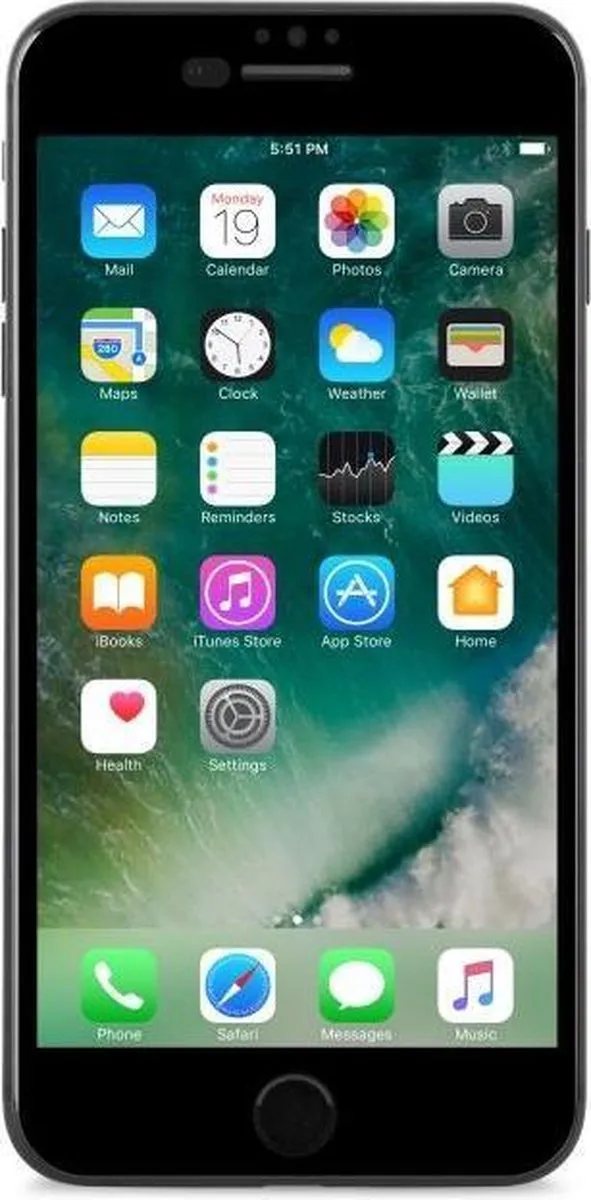 Moshi IonGlass iPhone 7 Plus Hoesje - Zwart - afbeelding 4 van 5