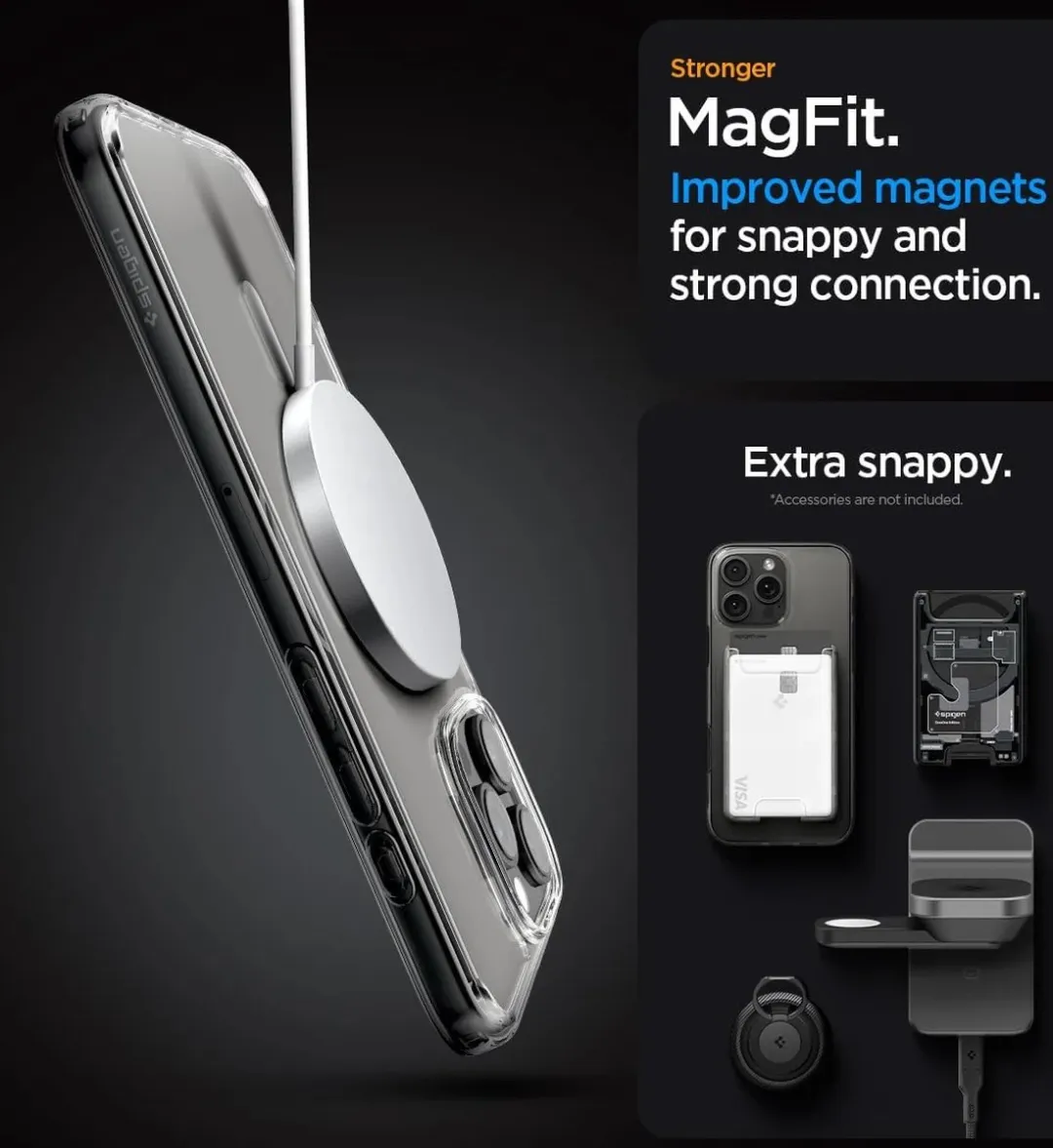 Spigen Ultra Hybrid Back Cover iPhone 16 Pro Max - Transparant