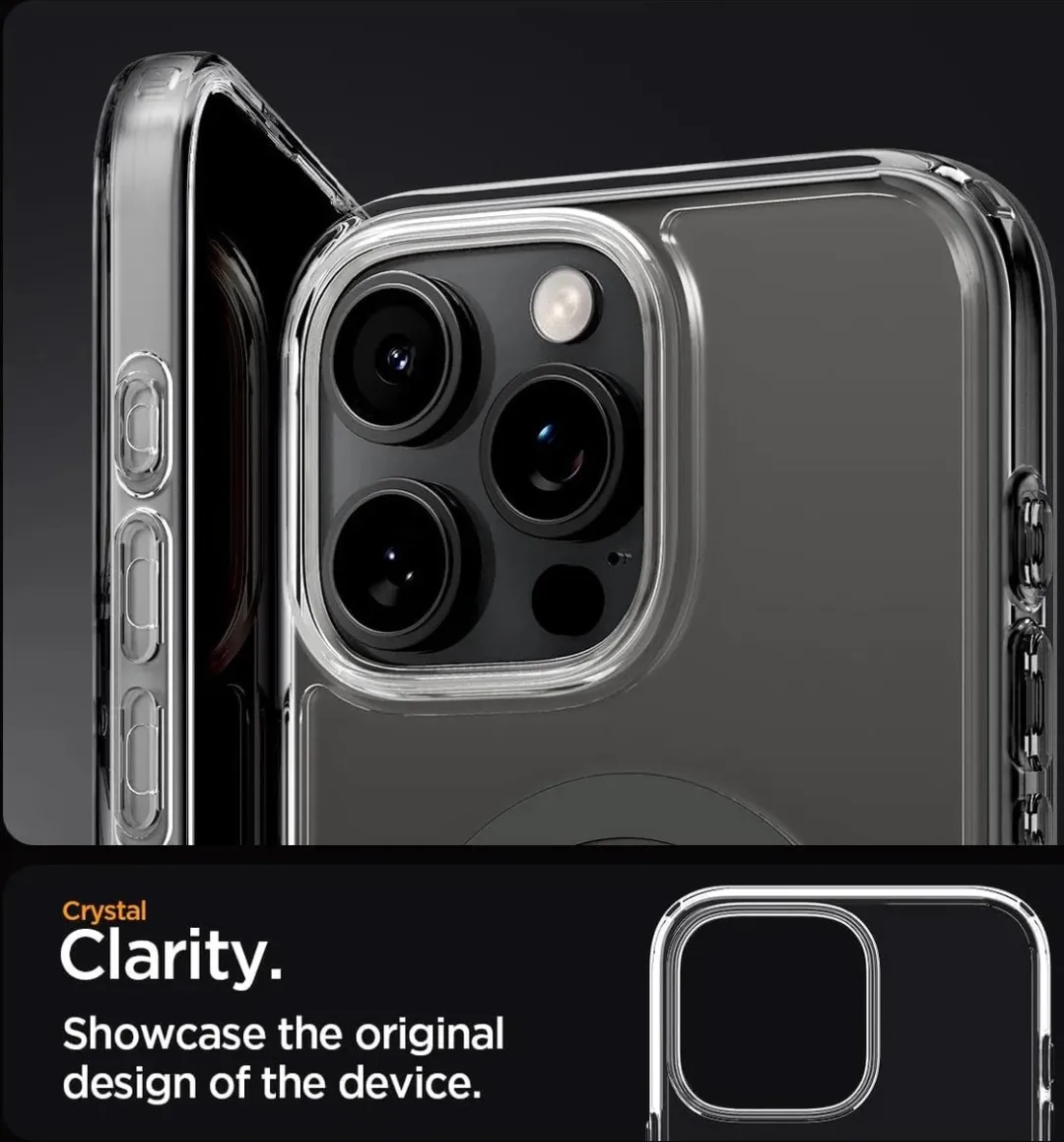 Spigen Ultra Hybrid Back Cover iPhone 16 Pro Max - Transparant