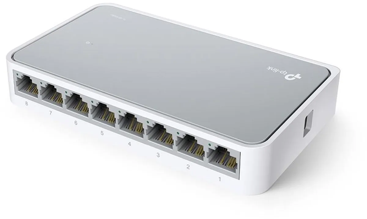 TP-Link TL-SF1008D Netwerk Switch 8x 10/100Mbps - Wit - afbeelding 6 van 6