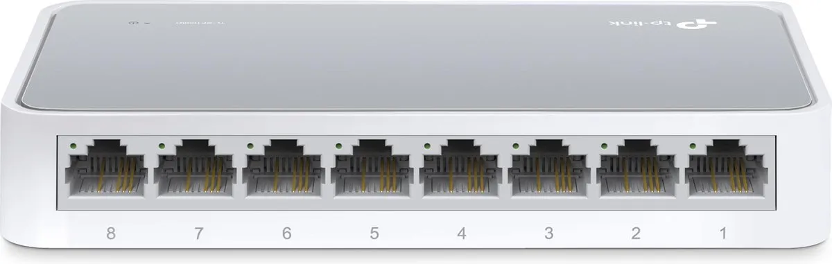 TP-Link TL-SF1008D Netwerk Switch 8x 10/100Mbps - Wit